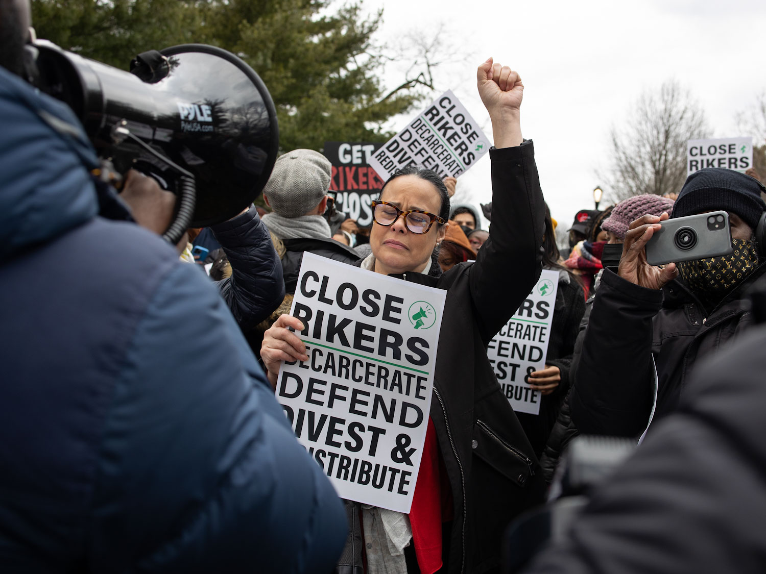 Rally to shut down Rikers Island/Getty Images