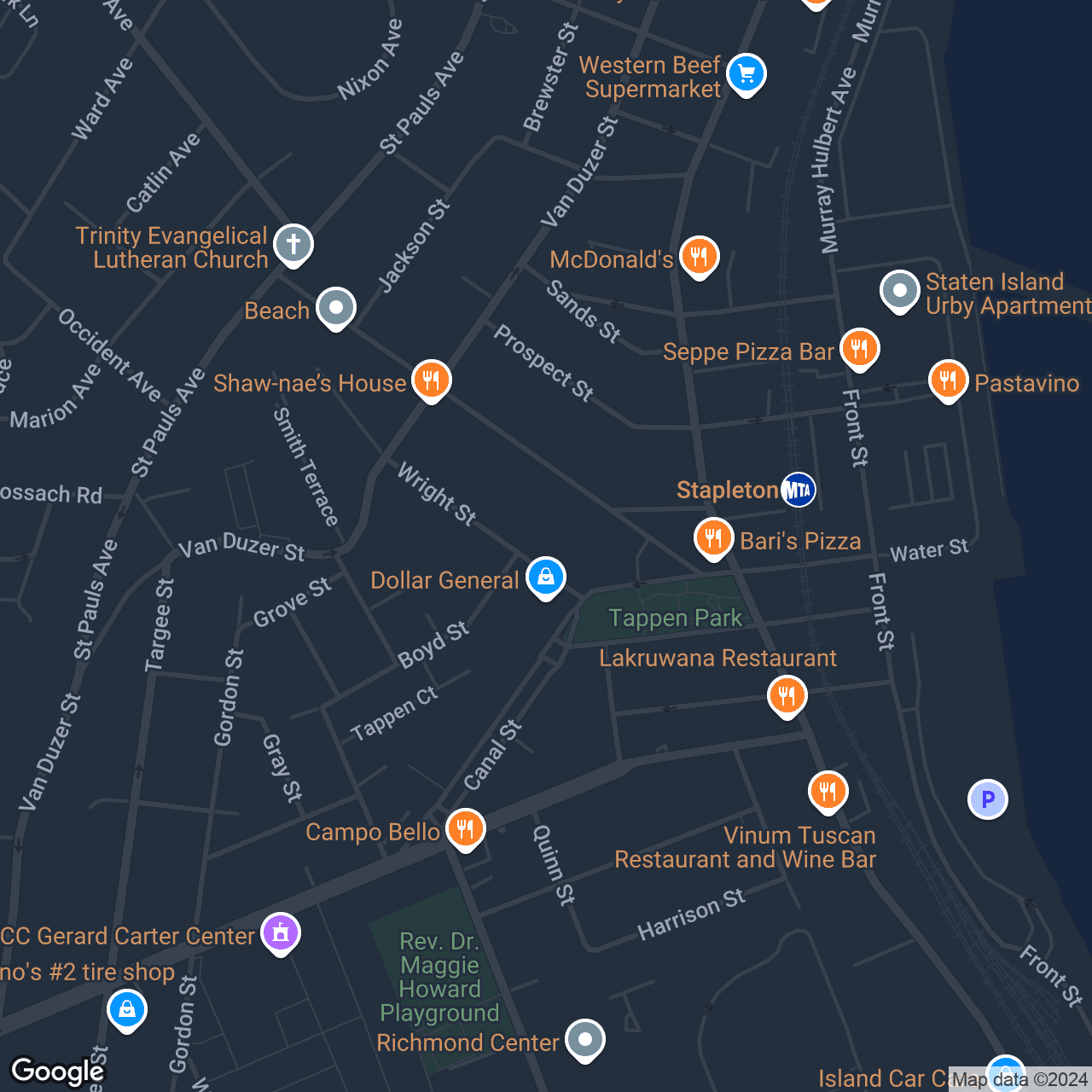 A map that marks the location of 59 Wright St
Staten Island, NY 10304